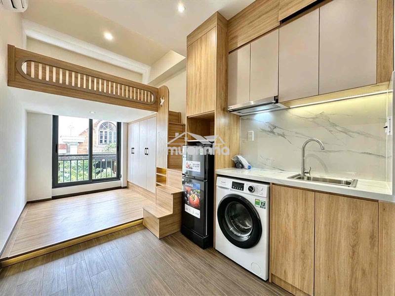 Cho thuê duplex 2 không gian ngủ full nt gần đại học văn lang cs3