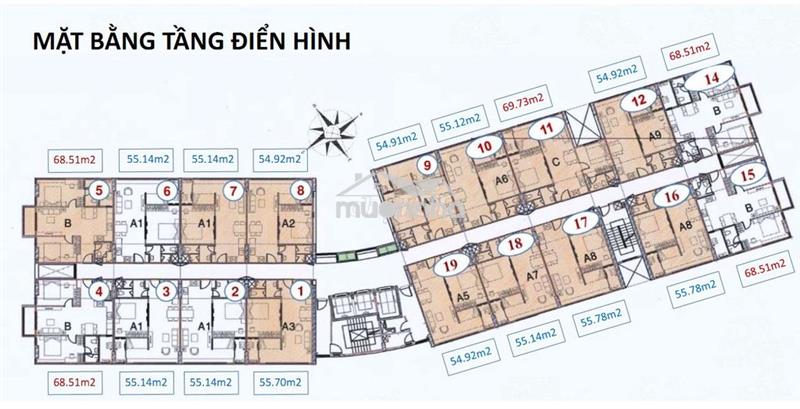 Cho thuê ch florra kikyo, 55m2 1+1pn full nt, giá chỉ 8tr/tháng