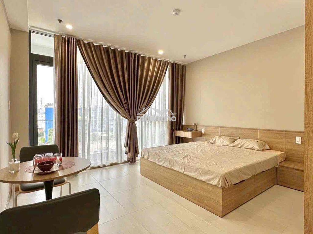 Studio ban công tách bếp full nội thất view siêu đẹp - Ảnh 3