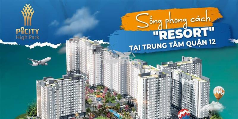 Cho thuê căn hộ picity high park, 3pn 2wc full nội thất, 12 tr/tháng