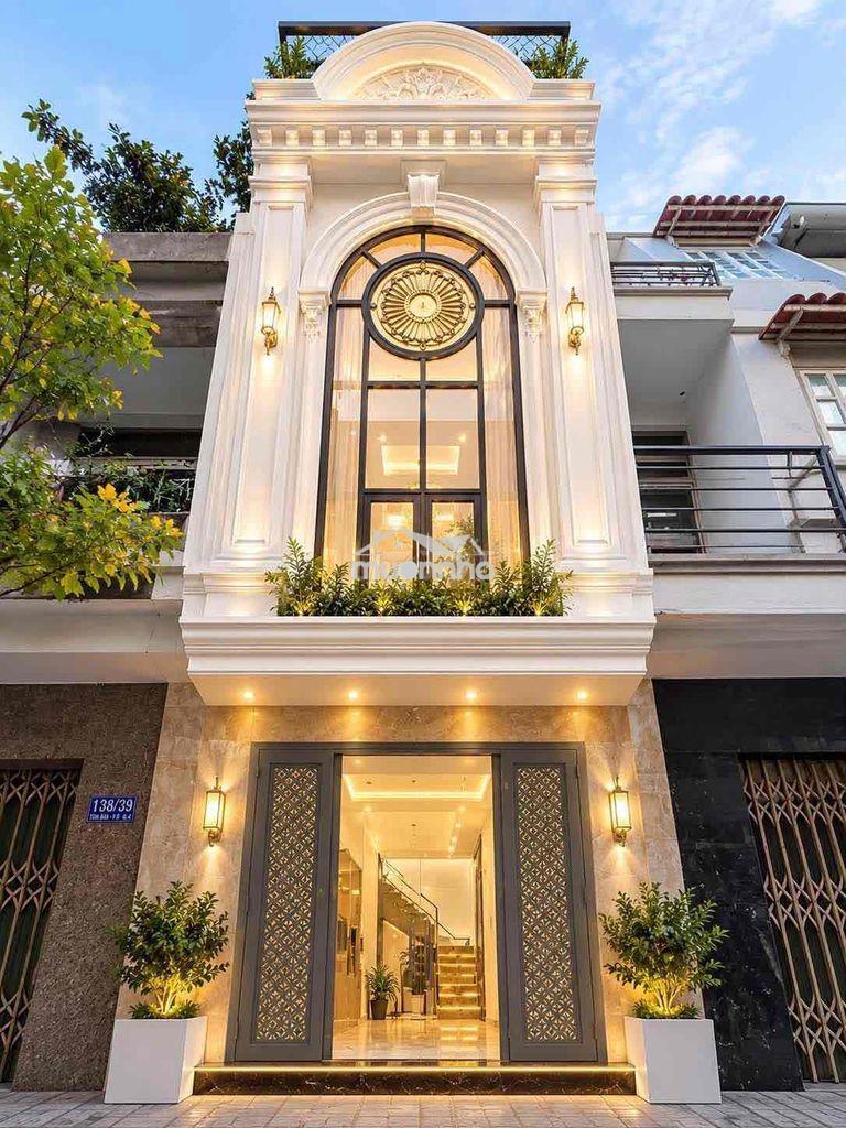 Bán nhà 4 tầng hẻm 4m khu sầm uất trên đường hoàng diệu