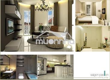 Cho thuê căn hộ saigon pavillon, quận 3, duplex 180m2, 4pn, giá 45 tr - Ảnh 2