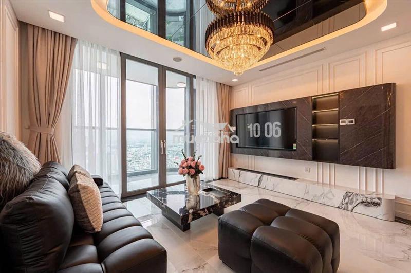 Cho thuê căn hộ 4 phòng ngủ vinhomes central park nội thất sang chảnh
