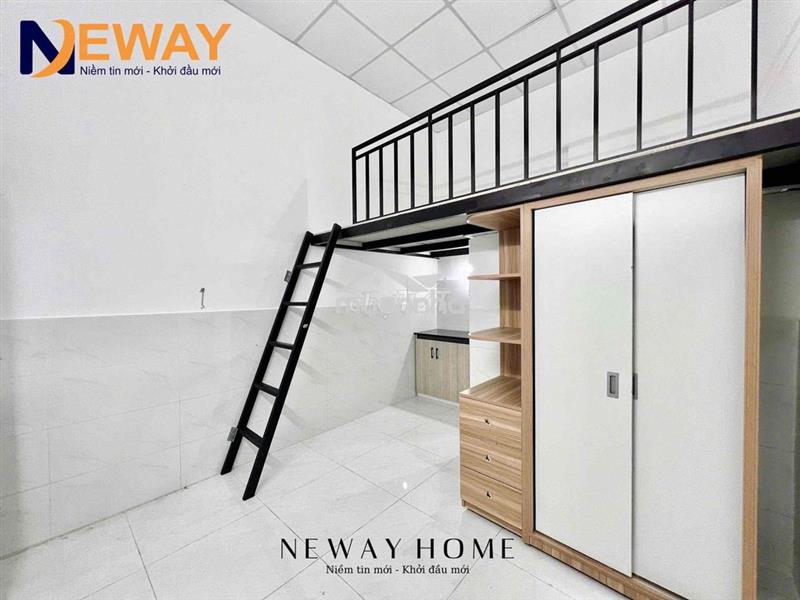 Phòng trọ có gác mới xây - sẵn nội thất - lạc long quân