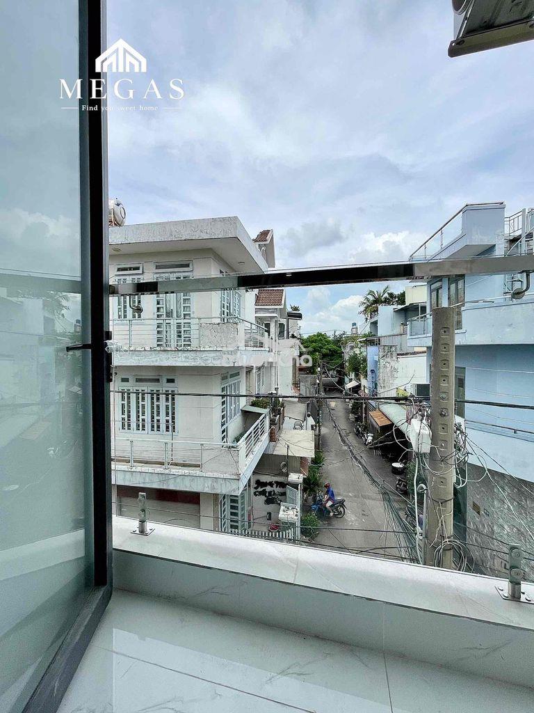 Căn hộ studio nhà mới xây ngay cvpm quang trung có bãi oto trong toà
