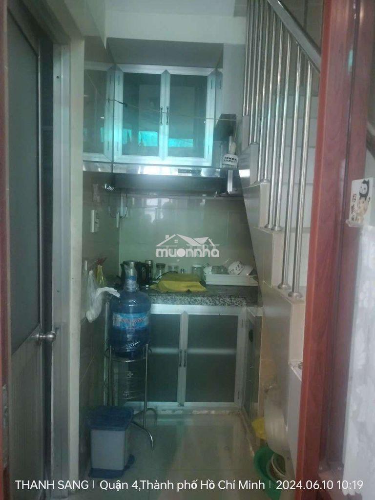 Nhà 1 trệt 2 lầu sân thượng 4x8m 2 phòng 3 wc hẻm tôn thất thuyết - Ảnh 2
