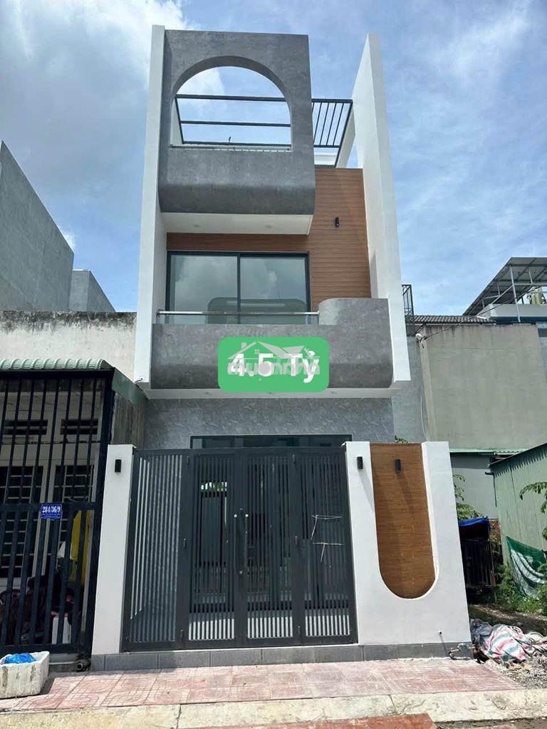 Bán nhà mới 3 tầng - kdc đặng gia phát long thuận - 3,98 tỷ/căn